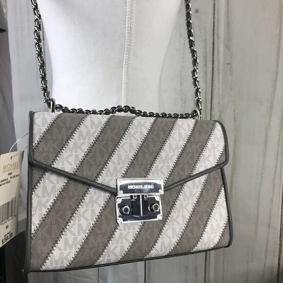 Michael Kors Medium Rose Flap Shoulder Bag NWT - Picture 9 of 10